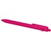 Fidget Kugelschreiber aus recyceltem Kunststoff (schwarze Mine), magenta