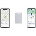 Findit Dual aufladebare RCS Ultra-Thin-Finder-Card, weiß