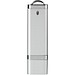 Flat USB-Stick, silber, 4GB