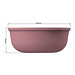 Food-Bowl ToGo, 2,2 l, raffiniertes rot/transparent