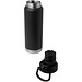 Fortis 700 ml RCS-zertifizierte, kohlensäure geeignete Kupfer-Vakuum Isolierflasche aus recyceltem Edelstahl, schwarz