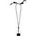 Funi 5 in 1 Lanyard Kabel aus recyceltem Kunststoff für Smartphones mit integrierter Datensynchronisierung und 100 W Schnellladefunktion, schwarz