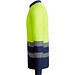 Sicherheits-Langarm-Poloshirt, XXXL, Marineblau/Neon-Gelb
