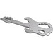 Geschenkartikel: ROMINOX® Key Tool Guitar / Gitarre (19 Funktionen) im Motiv-Mäppchen Danke, silber