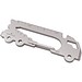 Geschenkartikel: ROMINOX® Key Tool Truck / LKW (22 Funktionen) im Motiv-Mäppchen Danke, silber