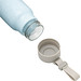 Glas-Trinkflasche ECO DRINK mit Ummantelung,blau