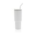 Graphic 360 Becher aus RCS-zertifiziert recyc. Stahl, 900ml, weiß