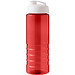 H2O Active® Eco Treble 750 ml Sportflasche mit Stülpdeckel & Trinkklappe, rot, weiß