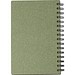 Hardcover-Notizbuch aus recyceltem Karton Caleb, Schwarz