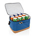 Impact AWARE™ XL RPET Two-Tone Kühltasche mit Korkdetail, blau