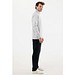 IQONIQ Elgon Quarter-Zip-Sweater aus rec. Baumwolle, light heather grey, L
