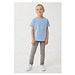 Iqoniq Koli Kids T-Shirt aus recycelter Baumwolle, sky blue, 9-10 y