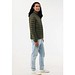 IQONIQ Maiko Herren Steppjacke aus recyceltem Polyester, khaki, S