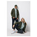 Iqoniq Makalu Herren Softshelljacke aus recyceltem Polyester, khaki, M