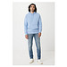 Iqoniq Rila Lightweight Hoodie aus recycelter Baumwolle, sky blue, S