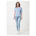 Iqoniq Sierra Lightweight T-Shirt aus recycelter Baumwolle, sky blue, L