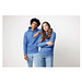 Iqoniq Torres ungefärbter Hoodie aus recycelter Baumwolle, heather blue, XS