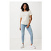 Iqoniq Yala Damen T-Shirt aus recycelter Baumwolle, natural raw, L
