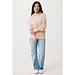 IQONIQ Yoho Relax-Hoodie aus recycelter Baumwolle, peach nectar, XL