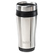 Isolierbecher Allan, 400 ml, silber/schwarz