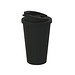 Kaffeebecher Premium Deluxe, 350 ml, schwarz/schwarz