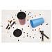 Kaffeebecher ToGo mit Deckel, 300 ml, behagliches blau/schwarz