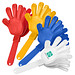 Klapper Hand einfarbig, standard-rot