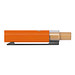 Kugelschreiber aus recyceltem Aluminium , orange