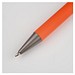 Kugelschreiber aus recyceltem Aluminium mit Bambusdrücker  , orange