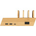 Ladestation für 4 Geräte, beige