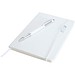 Legato Elegance A5 Hardcover Notizbuch mit Tintenroller Set, weiss