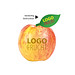 LogoFrucht Apfel rot - Hazelnut + Apfelblatt