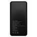 Loop 20.000 mAh Powerbank aus recyceltem Kunststoff, schwarz