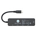 Loop Multimedia-Adapter aus recyceltem RCS Kunststoff USB 2.0-3.0 mit HDMI-Anschluss, schwarz