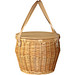 Mark Twain Picknickkorb aus Rattan, beige