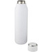 Marka 600 ml Kupfer-Vakuum Isolierflasche mit Metallschlaufe, weiss