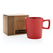 Keramik-Kaffeetasse Alva, 300 ml, rot