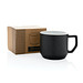 Keramiktasse Calla, 350 ml, schwarz