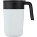 Nordia 400 ml doppelwandiger Becher aus Recyclingmaterial, weiß