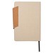 Notizbuch mit einem Einband aus recyceltem Milchkarton und Magnetverschluss, beige