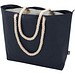Panama Strandkühltasche mit Kordelgriffen aus recyceltem GRS-Material, 23L, navy