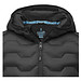 Petalite GRS Daunenjacke aus recyceltem Material für Herren, schwarz, L