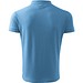 Polohemd Herren Pique Polo, S, azureblau