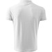 Polohemd Herren Pique Polo, S, weiss