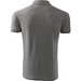 Polohemd Herren Pique Polo, XL, dunkelgrau melliert