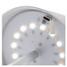 Pure Glow USB-Tischleuchte aus RCS recyceltem Kunststoff, weiß
