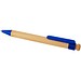 Rattan Kugelschreiber aus Bambus und Kunststoff, blau