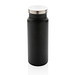 RCS recycelte Stainless Steel Vakuumflasche 600ml, schwarz, schwarz