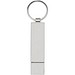 Rechteckiger Light Up USB Stick, weiss, 4GB