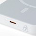 Recycelte kabellose Ladestation Miren, weiß